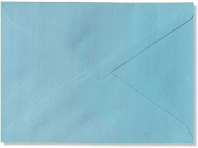 100 Luxe Enveloppen - B6 - Blauw - 125x175mm - 110 grams -