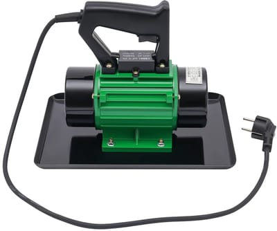 JAQZY Betonvibrator - Beton Trilplaat - 250W - Hoog Rendement - Volledig Koperen Motor - 80dB - Compact - Draagbaar - Betonvloeren