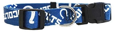 NFL Indianapolis Colts Halsband voor Huisdieren - Teamkleur, Groot