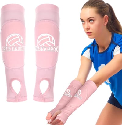 Volleyball Arm Sleeves voor Bescherming van de Onderarm met Schuimkussens voor Passeren en Aanraken