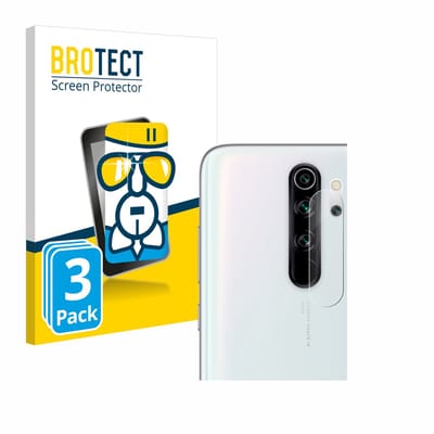 Screenprotector 3 Stuks voor Xiaomi Redmi Note 8 Pro (ALLEEN Camera Lens) Beschermglas transparant
