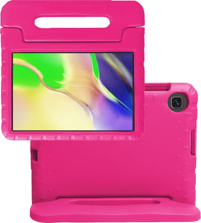 Hoes - Geschikt voor Samsung Galaxy Tab A 10.1 (2019) - Kinderhoes Shockproof Bumper - Kidsproof Case - Tablet Hoesje - Kinder Hoes Cover - Roze