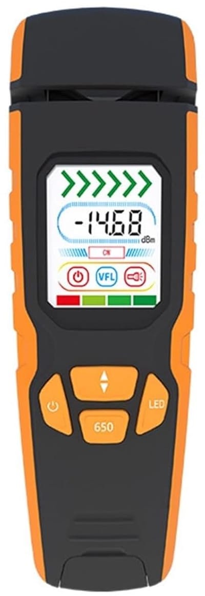Glasvezel Identificatie - Vezel Tester - Netwerk Inspectie - Ingebouwde Vizuële Foutzoeker - 850-1700nm - Grijs
