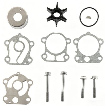 ECTEATOY® Vervangende Impeller Reparatieset voor Buitenboordmotor Waterpomp 2-Takt & 4-Takt 60TLR 70TLR C75TLRS, OEM 692-W0078-02 - Waterpompset - reparatieset voor waterpomp - revisieset voor impeller - Buitenboordmotoren Water Pomp Impeller