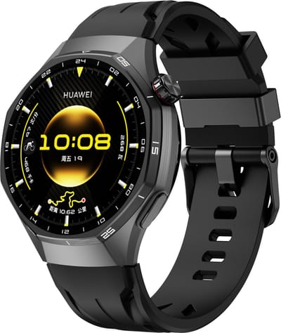 Stravo 20mm Siliconen Sportbandje – Sportief Racing Design – Geschikt voor Samsung Galaxy Watch 7 (40/44mm) / 6 (Classic) / 5 (Pro) / 4 (Classic) / FE – Voor Garmin Vivoactive 5 / Venu Sq 2 / Forerunner 245 / Vivomove – Zwart