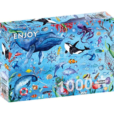 Enjoy Puzzle legpuzzel Deep Blue Sea - 1000 stukjes volwassenen.