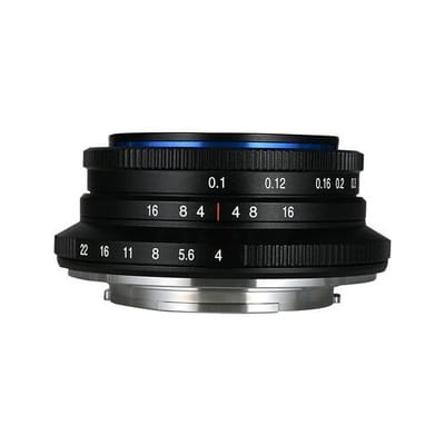 LAOWA 10mm f/4 Cookie  Fuji X zwart