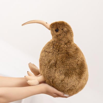 1228Cm Cartoon Schattige Kiwi Pluche Speelgoed Bruine Lange Snavel Vogel Dier Knuffel Huis Decoratie Zacht Verjaardagscadeau Voor Kinderen about 12cm brown