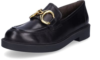 Paul Green dames leren slip-on schoenen zwart 5