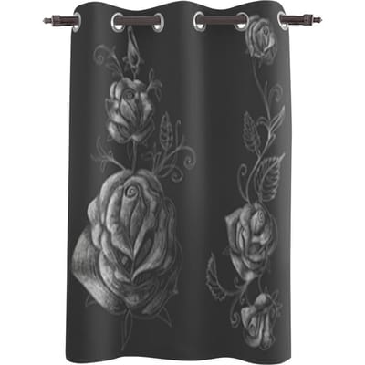 Parijs Meisje Liefde Landmark Franse Toren Raamgordijnen Gordijnen voor Woonkamer Decoratieve Items Woonkamer 135W x 60H(cm)