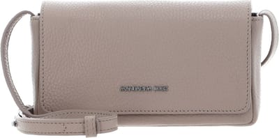 MANDARINA DUCK Leren Schoudertas Mellow Leather Crossover Bag Warm Taupe