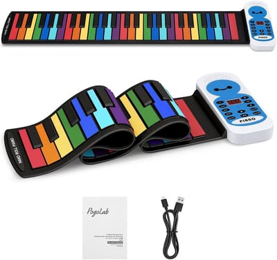 Draagbaar oprolbaar keyboard met 49 toetsen