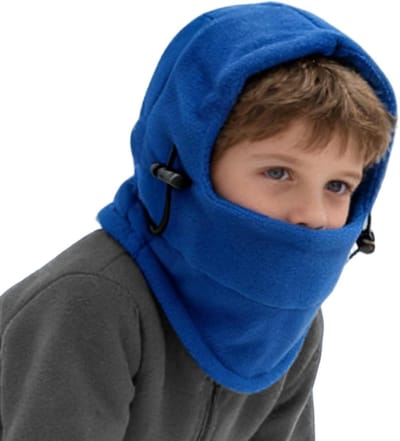 Winter Gezichtsmasker - Bivakmuts Nekbescherming - Buitenactiviteiten Bescherming - Geïsoleerd Warm Materiaal - 29 x 28 cm - Zwart