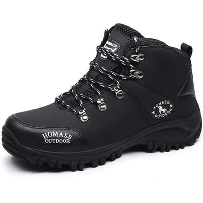 Wandelschoenen Waterdichte Laarzen Outdoor Sportschoenen Sneeuwlaarzen Voor Heren Wandelschoenen Heren Winter Warme Laarzen 44 zwart