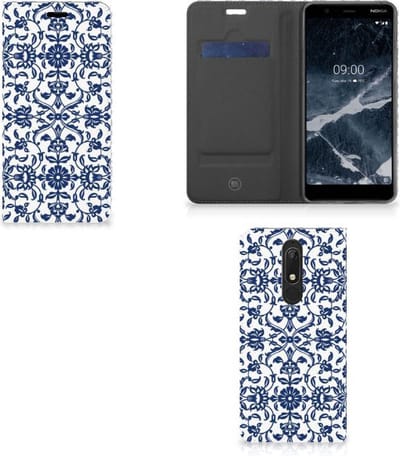 Nokia 5.1 (2018) Smart Cover Flower Blue