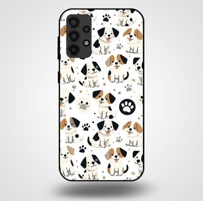 Smartphonica Telefoonhoesje voor Samsung Galaxy A32 4G met honden opdruk - TPU backcover case honden design geschikt voor Samsung Galaxy A32 4G