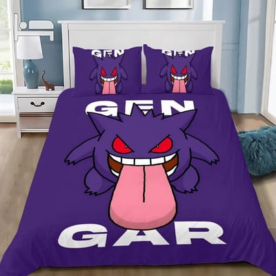 Dekbedovertrek Kussensloop Beddengoedset Cartoon Evil Gengars Volwassen Jongen Meisje Slaapkamerdecoratie Kinderen Cadeau Eenpersoons Tweepersoons Groot Formaat 180x210cm 3pcs