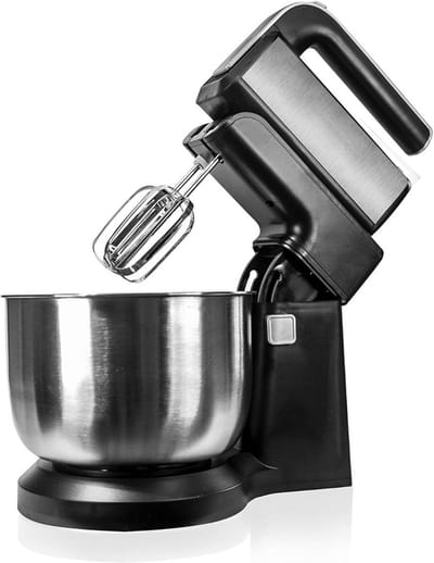 SCH® Mixer met mengkom - Mixer - Mixer met mengkom keukenmachine - ‎Grijs - 32cm x 23cm x 23cm
