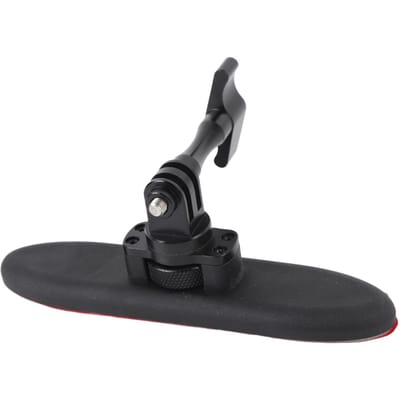 Support Adhésif pour Caméra Réglable à 360 Degrés Verrouillable Pad Adhésif Flexible Support Caméra Casque pour noir