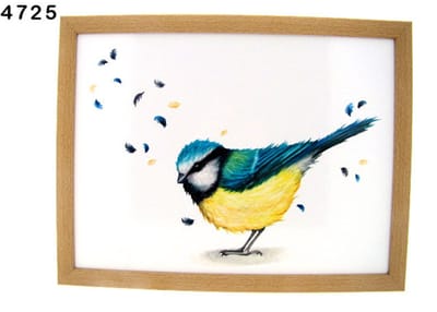 Leonardo Collection schootkussen pimpelmees, 44 x 34 x 8 cm
