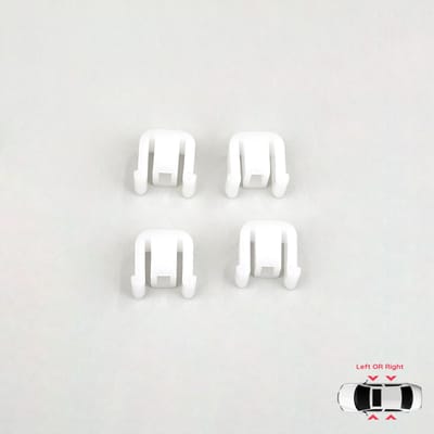BWR5315 Clips de fixation de support de guide de lève-vitre pour VW Polo Classic 6V2 Caddy MK2 Cordoba Vario Ibiza Inca 6K Octavia 1U Pre-