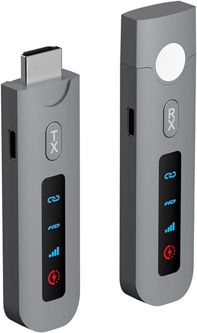 Draadloze HDMI Zender - Video Extender Kit - Streamen Zonder Kabels - 4K 60Hz Dual Band - 50 Meter Bereik