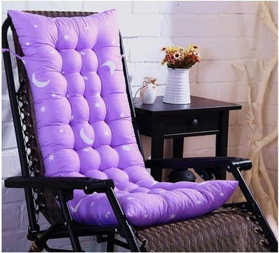 Ligkussen Buiten - Tuinstoel Kussen - Ontspannen Zitten - Met Stropdassen - 110x40cm - Stijl 6