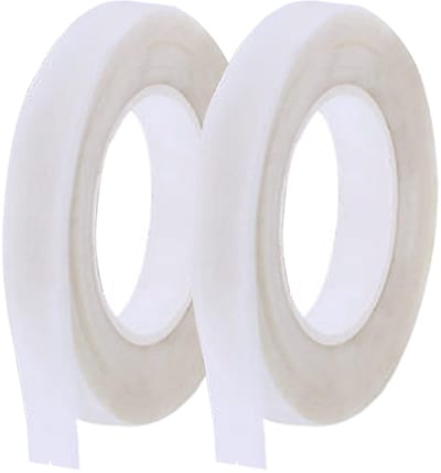Allecto - Crêpetape - Bloemistenlint - Sterk en eenvoudig te gebruiken - Wit - Decoratie voor boeketten - Perfect voor DIY kunsthandwerk - 2 rollen
