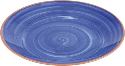 Melamine serveerschaal "la vida", \xf832 cm, blauw, set van 2 stuks