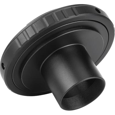 Bague Adaptatrice Métallique 0,965 pouce Monture T Oculaire de Télescope Astronomique pour Appareil Photo Reflex à Monture Nikon AI noir