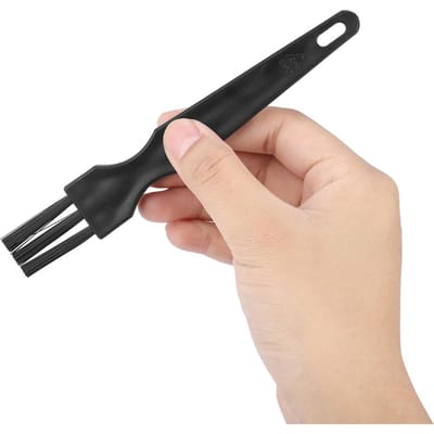 5pcs Portable Anti static Dusting Brush Cleaning Kit For Computer Keyboard Small Space beige