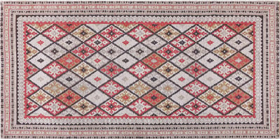 ANADAG - Modern vloerkleed - Beige - 80 x 150 cm - Katoen
