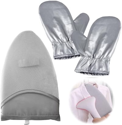 2 Stuks Strijkhandschoenen met Warmtebestendige Oppervlakte, Dunne Multifunctionele en Duurzame Beschermhandschoenen voor Kleding en Stoomkoker