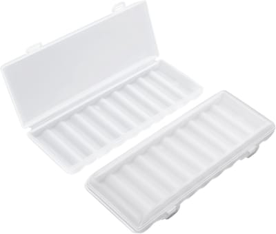 Batterij Opberghouder - Batterij Case - Batterijen Organiseren - Sterk Geïsoleerd Plastic - 145cm Lang - Transparant