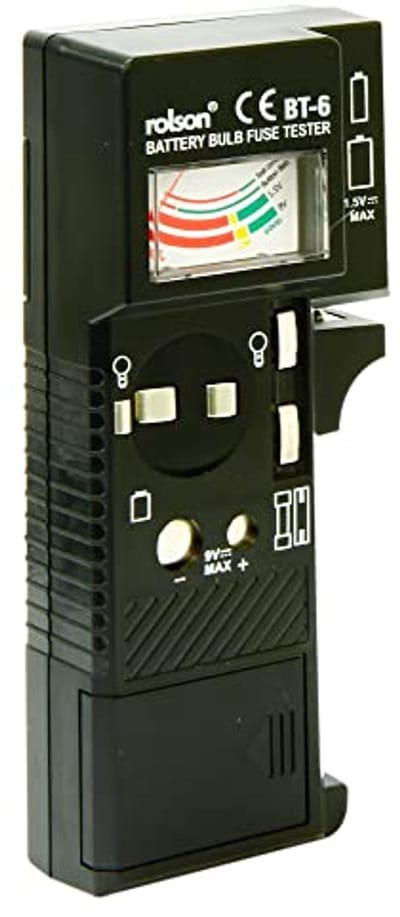 Batterijtester voor diverse formaten