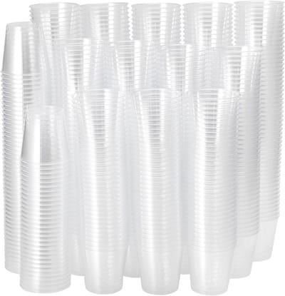 600 Stuks 1oz Heldere Plastic Shotglazen, Mini Glazen voor Dranken, Jelly, Saus en Dips