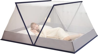 Klamboe Tent - Baby Bed Net - Bescherming Baby - Opvouwbaar Ontwerp - 100 x 190 cm - Wit