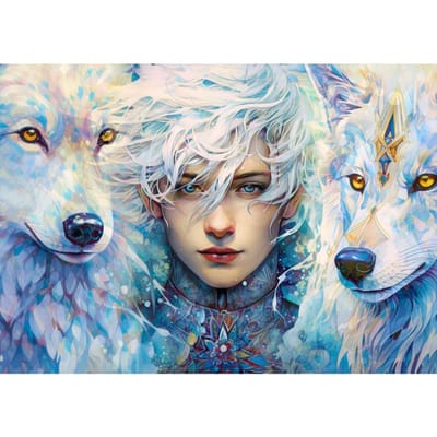 Enjoy Puzzle legpuzzel Jack Frost - 1000 stukjes - kleurrijk wintertafereel.