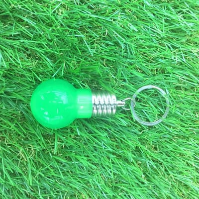 Fahsion Kleurrijke veranderende LED-zaklamp Mini lichtgevende gloeilamp sleutelhanger Creatief speelgoed cadeau groen