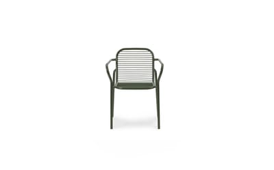 Normann Copenhagen Vig Garten Armleunstoel - donkergroen