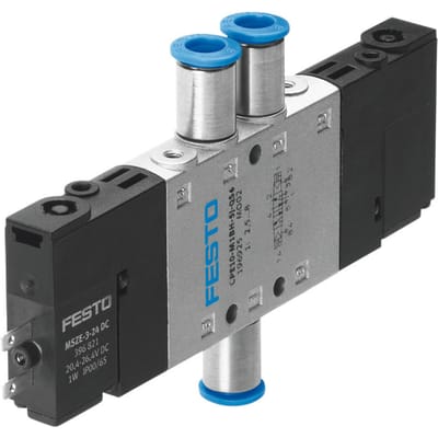 Festo 5/2 Bistabiele Lucht Magneetventiel QS-4 180L/Min - 196876