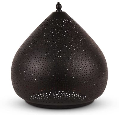 Safaary - Arabische Tafellamp Yamina Zwart Goud Ø 30 x 31cm