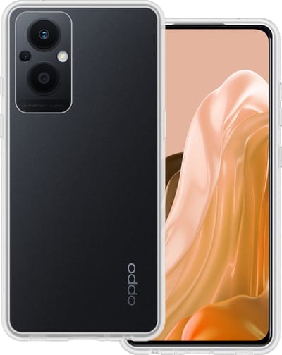 Hoesje Geschikt voor OPPO Reno 8 Lite - Sterk & Shockproof - Hoes Cover - Siliconen Case - Transparant