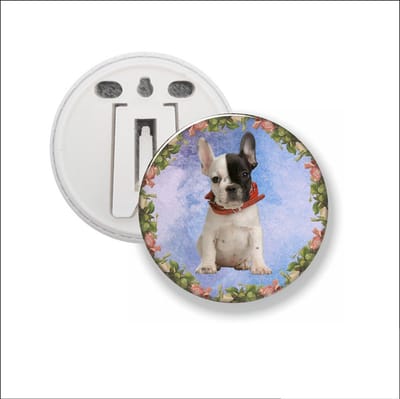 Button Met Clip - Hond