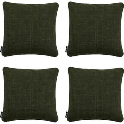 Madison - Sierkussen Nola green - 45x45x10cm - Set van 4