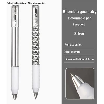 Geometrische vervorming gelpen 0,5 mm decompressiepen Neutrale pen Student Schoolbenodigdheden