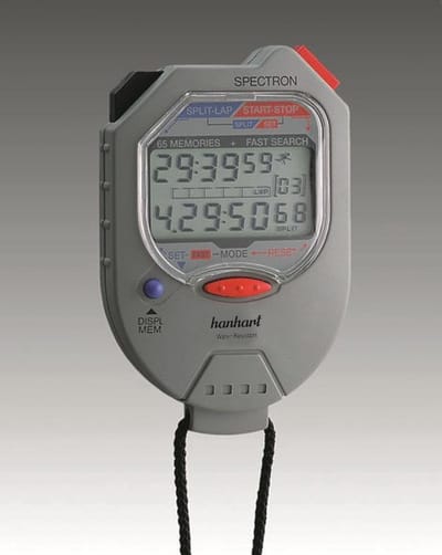 Hanhart electronische stopwatch Spectron 251.1951-00 - 1/100 sec. - 1/100 min. - chronometer