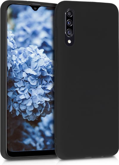 kwmobile telefoonhoesje geschikt voor Samsung Galaxy A30s - Hoesje voor smartphone - Back cover in mat zwart