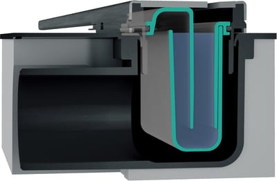 Hansgrohe RainDrain Flex - Douchegoot met rvs rooster 900, te plaatsen in de ruimte, inkortbaar, mat zwart 56045670