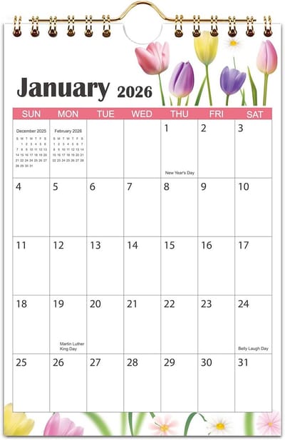 Mini Kalender 2025-2026 voor 18 Maanden
